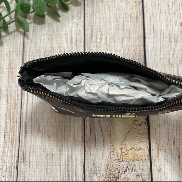 Steve Madden Makeup Bags Set Red & Black Floral - Picture 3 of 7